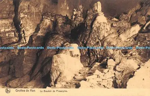 R170104 Grottes de Han. Le Boudoir de Proserpine. Nels. S.A. des Grottes de Han