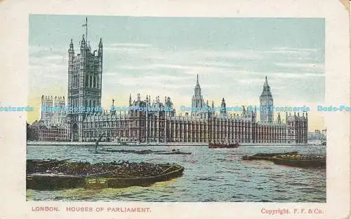 R169113 London. Houses of Parliament. F. F. und Co. 1908