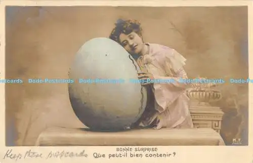 R170129 Bonne Surprise. Que peutil bien contenir. M. F. 1905