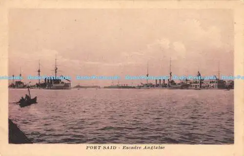 R169131 Port Said. Escadre Anglaise. Die Kairo Postkarte Trust Card. Serie 545