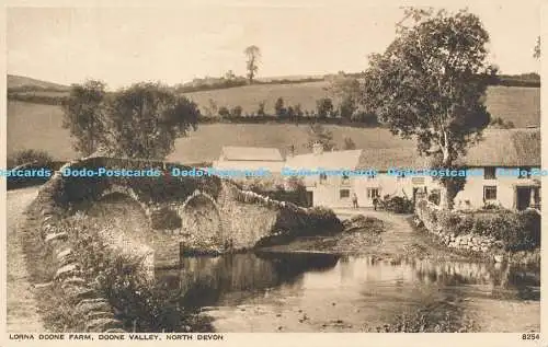 R170140 Lorna Doone Farm. Doone Valley. North Devon. Photochrom. Nr 8254