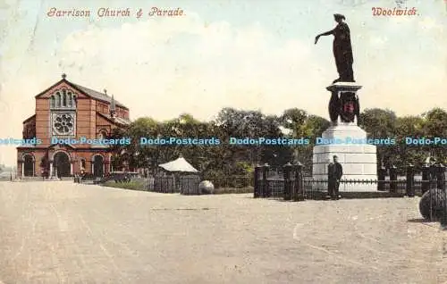 R170670 Garnisonkirche und Parade. Woolwick. 1905