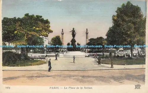 R169642 Paris. La Place de la Nation. ND. Fot. Neurdein