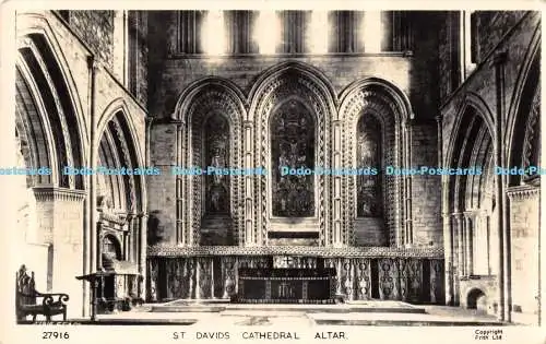 R170159 St. Davids Cathedral. Altar. Friths Serie