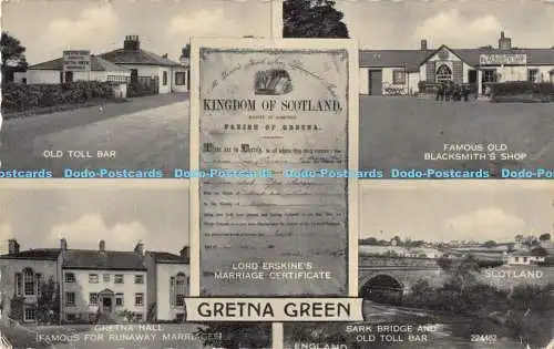 R170707 Gretna Green. Silber. 3059V. Multi View. 1951