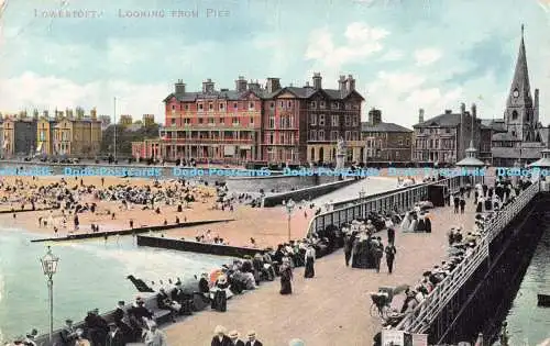 R170180 Lowestoft. Blick vom Pier. Nr. 222. 1915