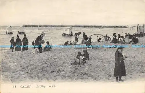 R171187 Calais. La Plage. LL. 1911