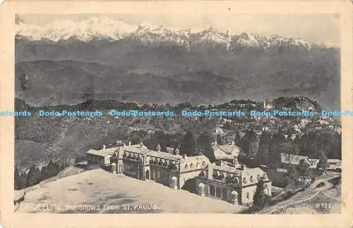 R171193 Darjeeling. Der Schnee von St. Pauls. D. Macropolo