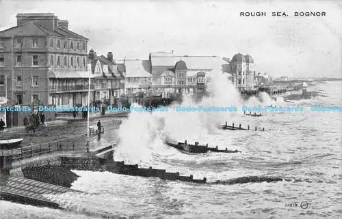 R170191 Rough Sea. Bognor. Valentinstag. Bromtonserie. 1924