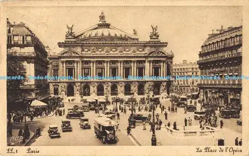 R169706 LL. 1. Paris. La Place de lOpera. C. A. P. 1943