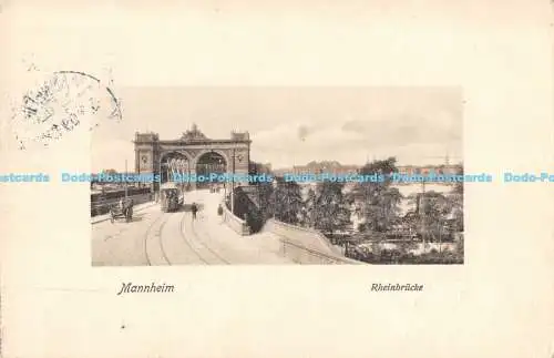 R170769 Mannheim. Rheinbrücke. Nr. 1541. Geschwister Moos