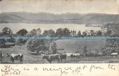 R170782 18666. Windermere von Lowood. Serie Friths. 1903