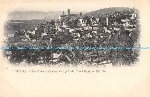 R170796 Grasse. Vue Generale du Cote Nord prise du Grand Hotel. ND. Foto