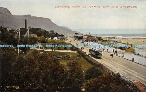 R170269 Gesamtansicht von Camps Bay und Aposteln. Valentine