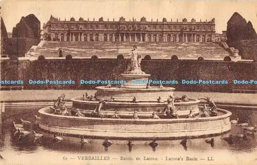 R170284 Versailles. Bassin de Latone. Latonas Becken. LL. Levy et Neurdein Reunis