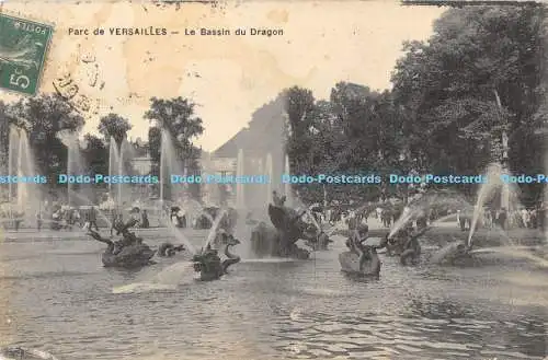 R170285 Parc de Versailles. Le Bassin du Dragon. Mme Moreau