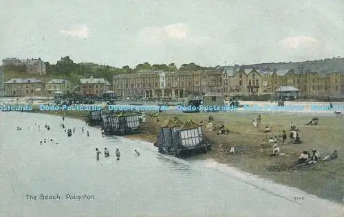 R169787 The Beach. Paignton. 1907