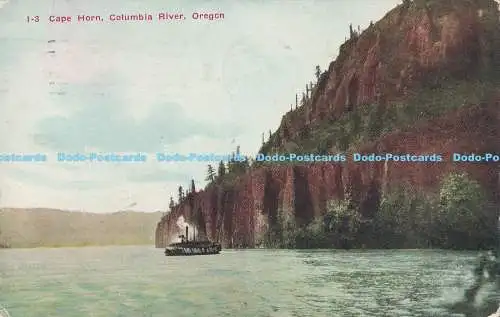 R170829 Kap Hoorn. Columbia River. Oregon. 1908