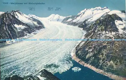 R171305 Merjelensee und Aletschgletscher