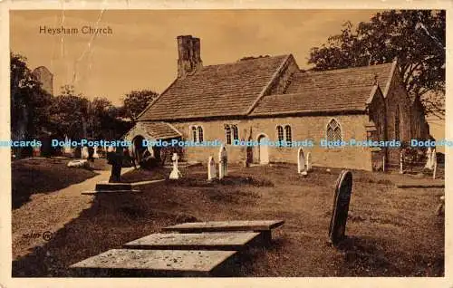 R170310 Heysham Church. Valentines Serie. 1921