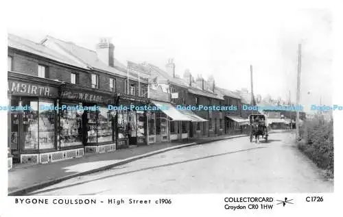 R170855 Bygone Coulsdon. High Street um 1906. Collectorcard