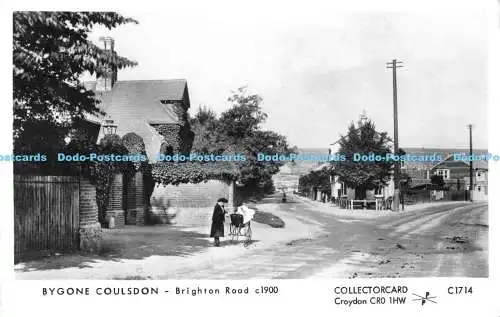 R170870 Bygone Coulsdon. Brighton Road um 1900. Collectorcard