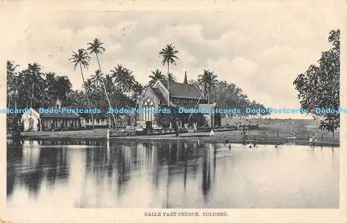 R170366 Galle Face Church. Colombo. W.A. Feld. 1905