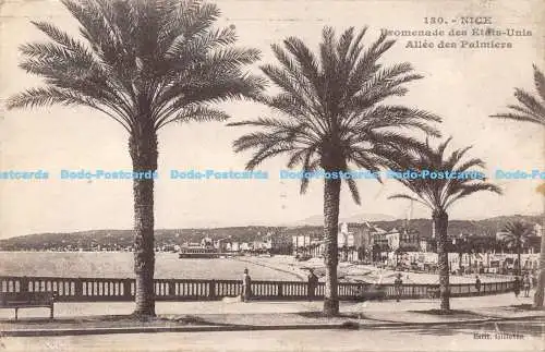 R170897 Schön. Promenade des Etats Unis. Allee des Palmiers. Gilletta