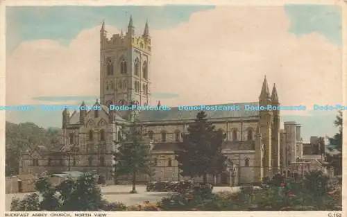 R171395 Buckfast Abbey Church. Nordansicht. Photochrom. Nr C.152