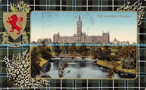 R171425 Die Universität. Glasgow. Douglasie. Valentines Serie. 1922