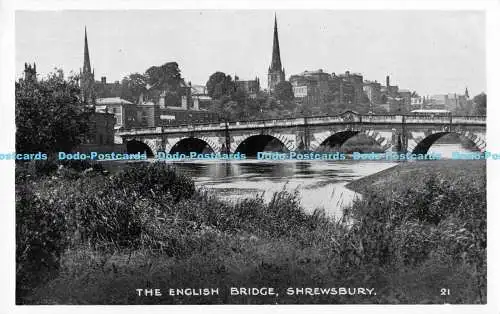 R170964 The English Bridge. Shrewsbury