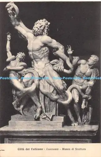 R171518 Citta del Vaticano. Laocoonte. Museo di Scultura. Alterocca Terni