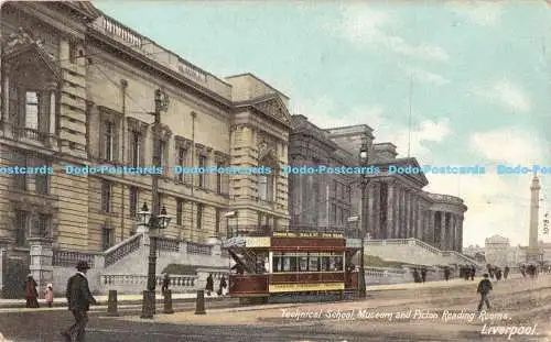 R171048 Fachschule. Museum und Picton Lesesaale. Liverpool. Hartmann.