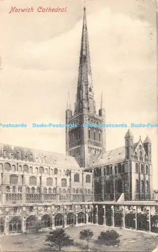 R172195 Norwich Cathedral. Hallams R.A. Serie. 1904