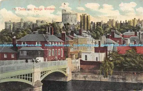 R171054 The Castle and Bridge Windsor