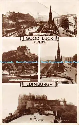 R171547 Viel Glück aus Edinburgh. RP. Multi View