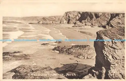 R173161 Die Küste nach Norden. Porth. Serie Friths. 1952