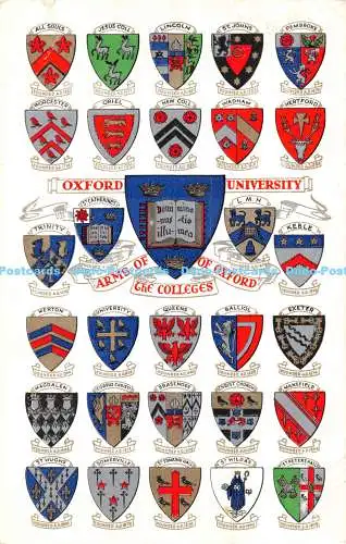 R171576 Oxford University. Arme aus Oxford. Die Colleges