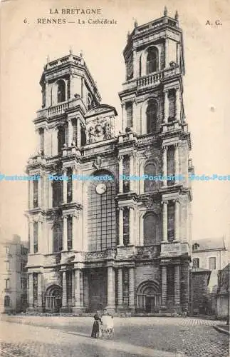 R172275 La Bretagne. Rennes. La Cathedrale. A.G