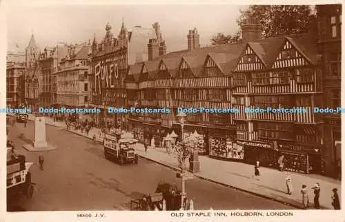 R173211 Old Staple Inn. Holborn. London. RP. Valentinstag