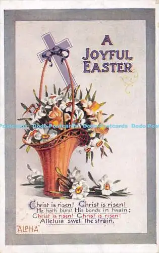 R171637 Ein frohes Ostern. Christus ist auferstanden. Alpha. Nr. 102. 1923