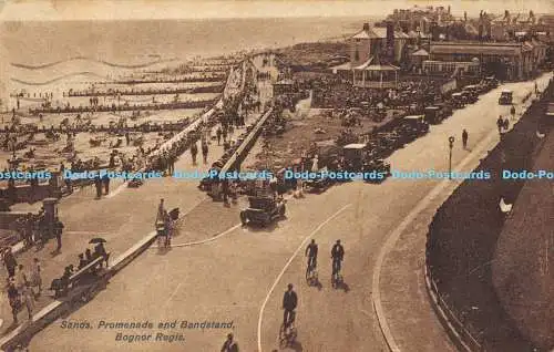 R173231 Sand. Promenade und Musikpavillon. Bognor Regis. 1930