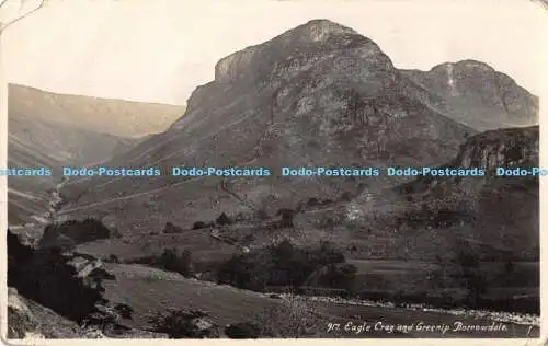 R173234 917. Eagle Crag und Greenip Borrowdale. RP. Abraham