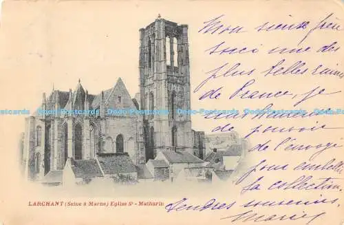 R173263 Larchant. Seine und Marne. Eglise St. Mathurin. 1900