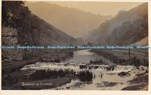 R173274 Eingang nach Dovedale. Alte Fotografie. Postkarte