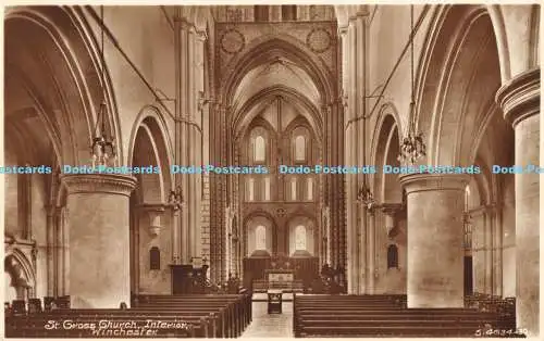 R173287 St. Grobe Kirche. Innenraum. Winchester. Kingsway. Echtfotoserie