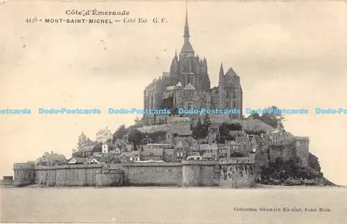 R173308 Cote dEmeraude. Mont Saint Michel. Cote Est. G. F. Germain Fils. 1908