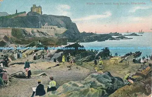 R173310 Wilder Down Beach von der Parade. Ilfracombe. Nr 879. 1905