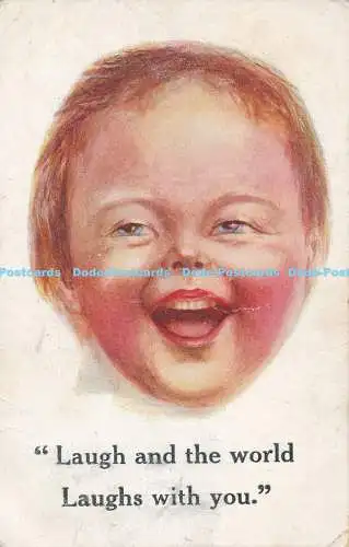 R171734 Lachen und die Welt. Lacht mit. Baby lacht. 1912