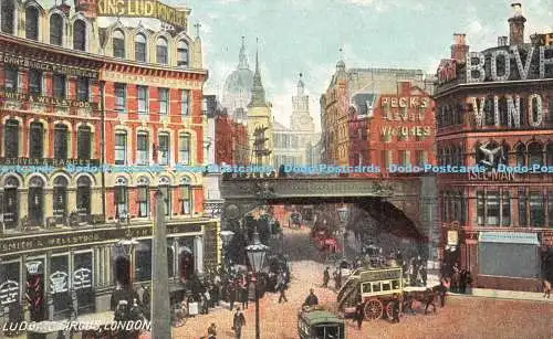 R173358 Ludgate Circus. London